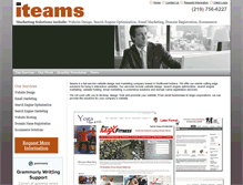 Tablet Screenshot of iteams.com